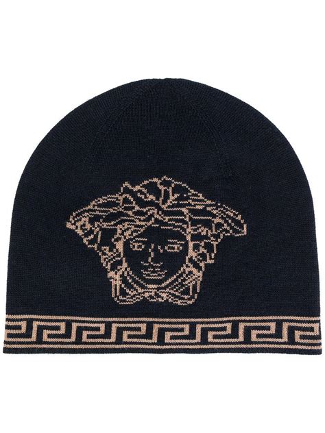 versace beanie for sale|Versace men's cap.